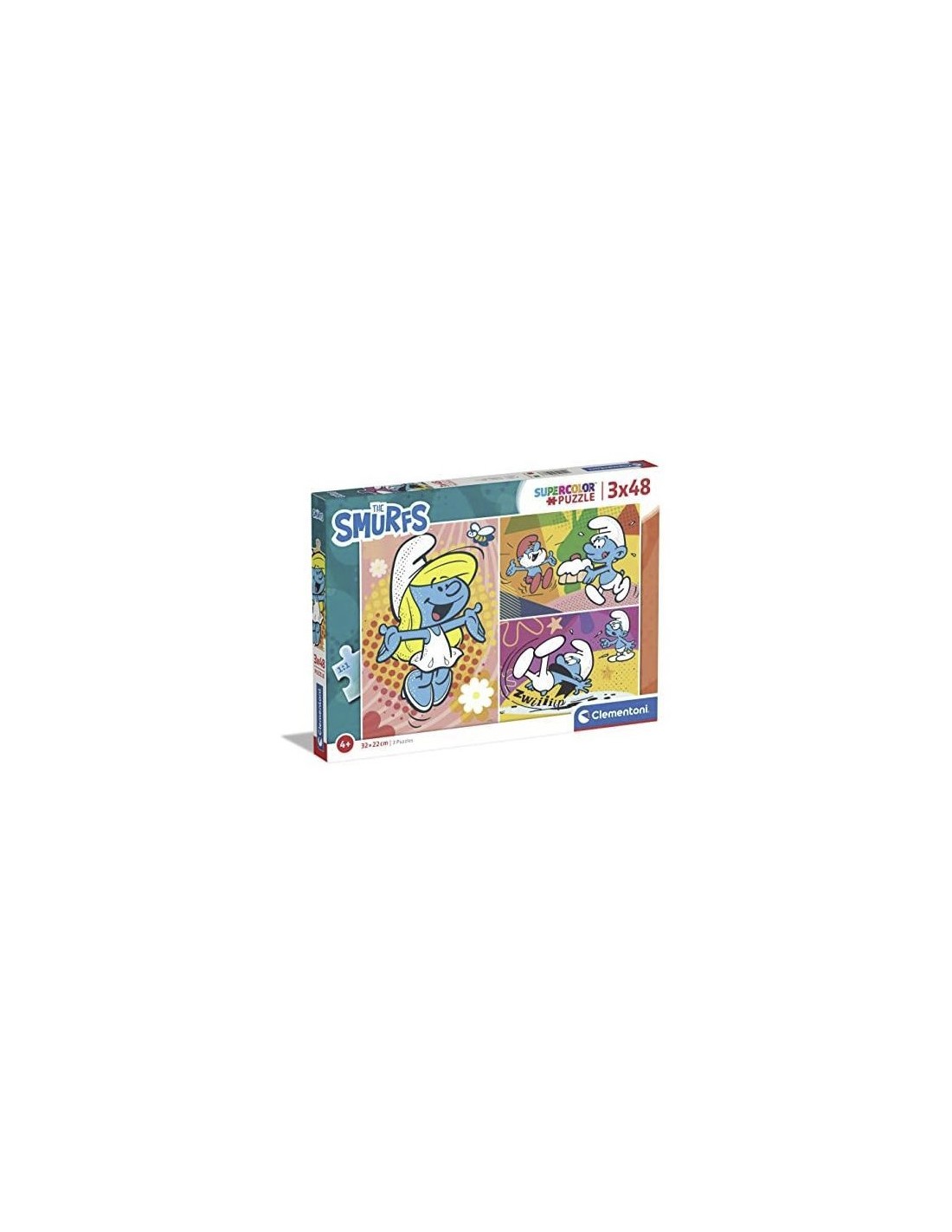 GIOCHI DI SOCIETA'E PUZZLE: vendita online PUFFI 25276 SET 3 PUZZLE 48PZ in offerta