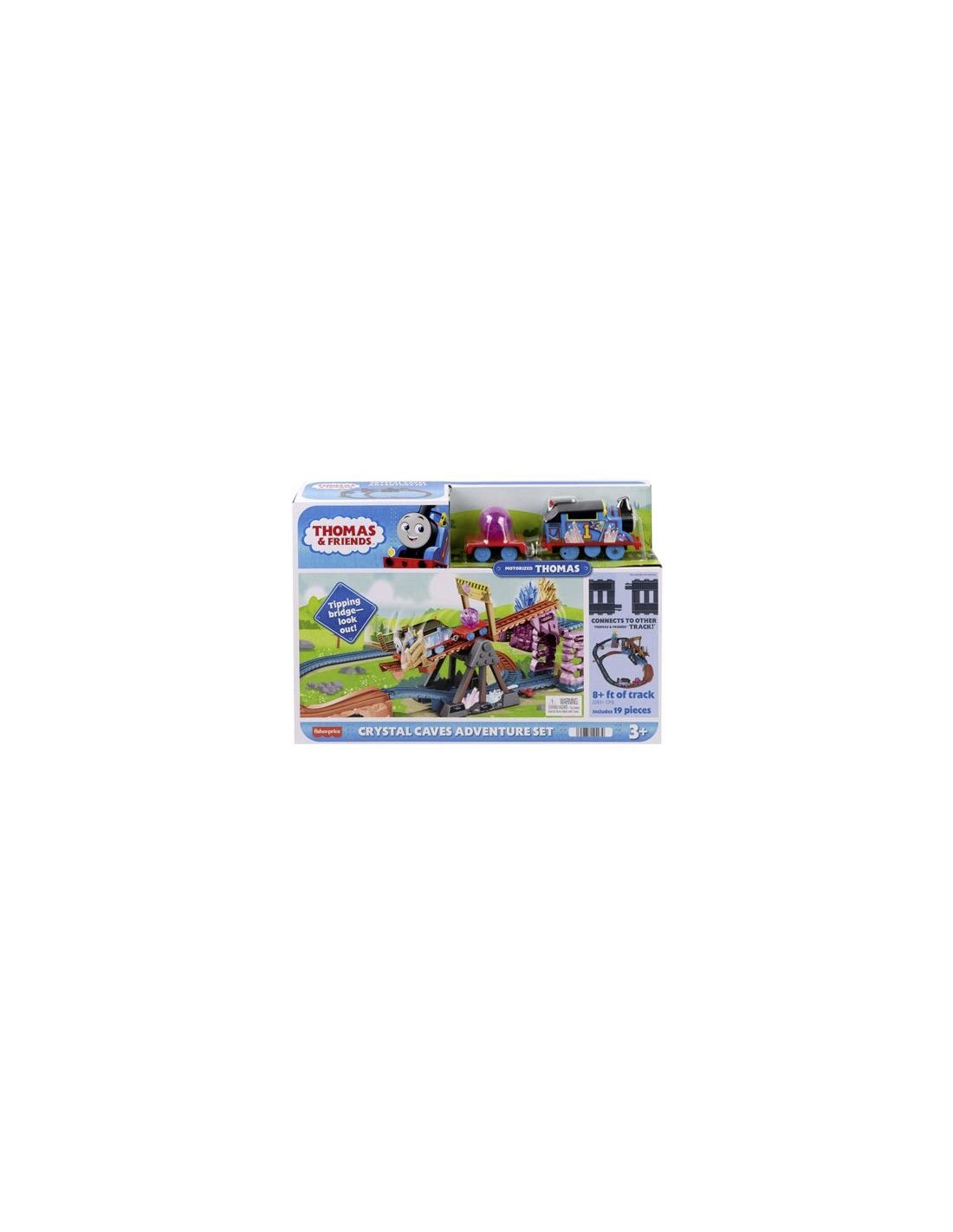GIOCATTOLO PUBBLICIZZATO: vendita online THOMAS FRIENDS HMC28 SET AVVENTURE GROTTE DI CRISTALLO in offerta