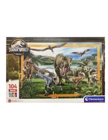 GIOCHI DI SOCIETA'E PUZZLE: vendita online JURASSIC WORLD 23770 MAXIPUZZLE 104PZ in offerta