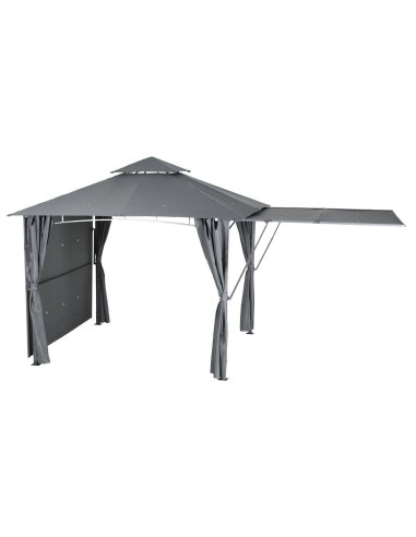 GAZEBO E OMBRELLONI: vendita online GAZEBO AMALYA 3X3 ARDESIA 149709 (base non inclusa) in offerta