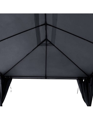 GAZEBO E OMBRELLONI: vendita online GAZEBO SANTORINI 4X3 ARDESIA 123960 (base non inclusa) in offerta