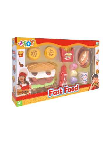 PRESCOLARI: vendita online PLAYSET 41830 FAST FOOD in offerta