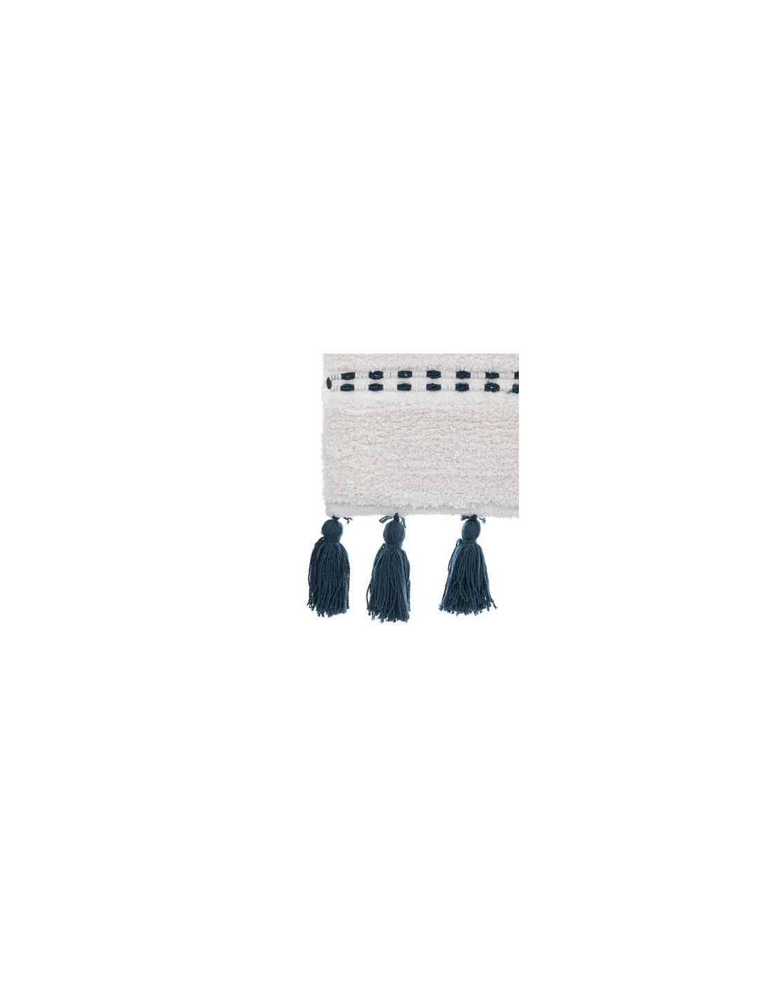 TAPPETI BAGNO: vendita online TAPPETO POMPOM PETROLIO 50X75CM 174631D in offerta