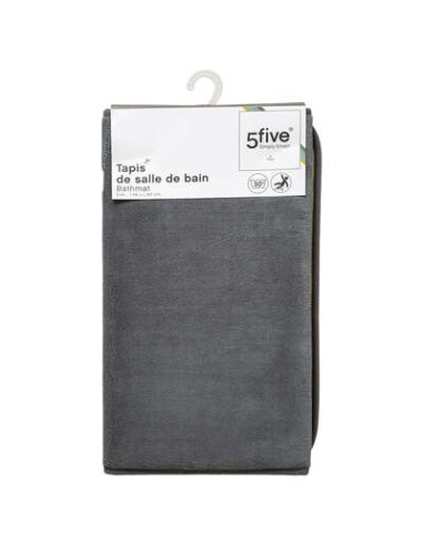 TAPPETI BAGNO: vendita online TAPPETO BAGNO GRIGIO IN MEMORY FOAM 50 X 80 CM in offerta