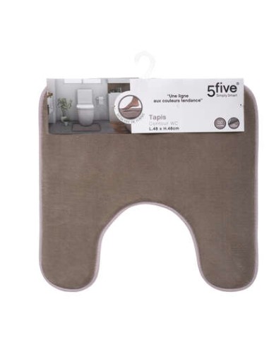TAPPETI BAGNO: vendita online TAPPETO WC TORTORA 48 X 48 CM in offerta
