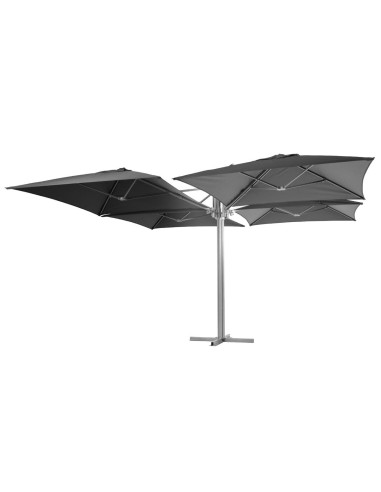 OMBRELLONI: vendita online OMBRELLONE SETIRI 4X 2X2MT ARDESIA 165491 (base non inclusa) in offerta