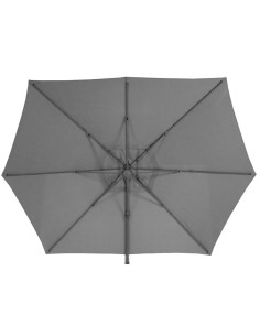 OMBRELLONI: vendita online OMBRELLONE ELEA 3X4,2 ESAGONALE ARDESIA 171259A in offerta