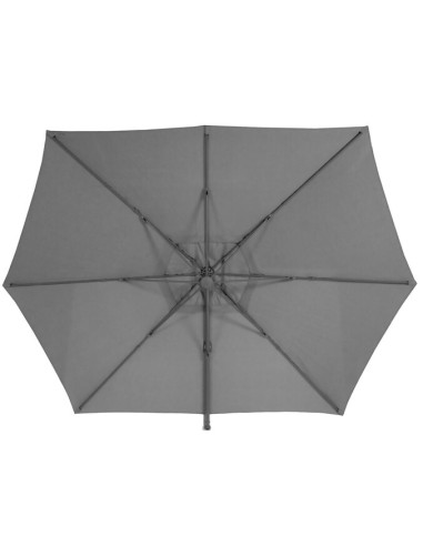 OMBRELLONI: vendita online OMBRELLONE ELEA 3X4,2 ESAGONALE ARDESIA 171259A (base non inclusa) in offerta