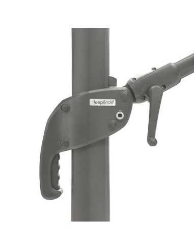 OMBRELLONI: vendita online OMBRELLONE ELEA 3X4,2 ESAGONALE ARDESIA 171259A (base non inclusa) in offerta