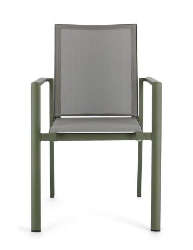 SEDIE E POLTRONE: vendita online SEDIA KONNOR VERDE CON BRACCIOLI 0663302 in offerta