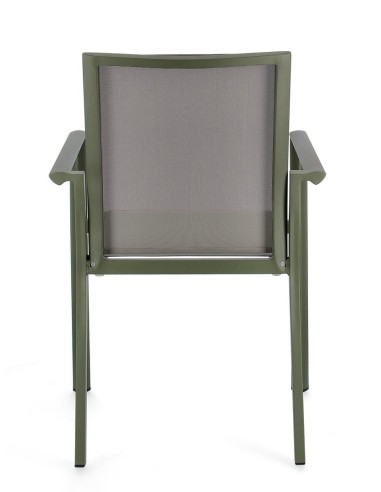 SEDIE E POLTRONE: vendita online SEDIA KONNOR VERDE CON BRACCIOLI 0663302 in offerta