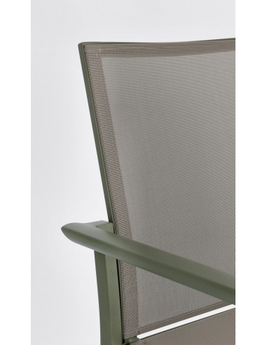 SEDIE E POLTRONE: vendita online SEDIA KONNOR VERDE CON BRACCIOLI 0663302 in offerta