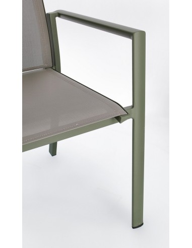 SEDIE E POLTRONE: vendita online SEDIA KONNOR VERDE CON BRACCIOLI 0663302 in offerta