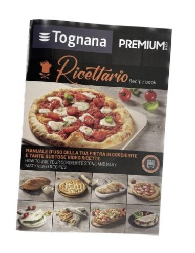 ACCESSORI: vendita online PIETRA REFRATTARIA 38X30CM CON PALA LEGNO E RICETTARIO in offerta
