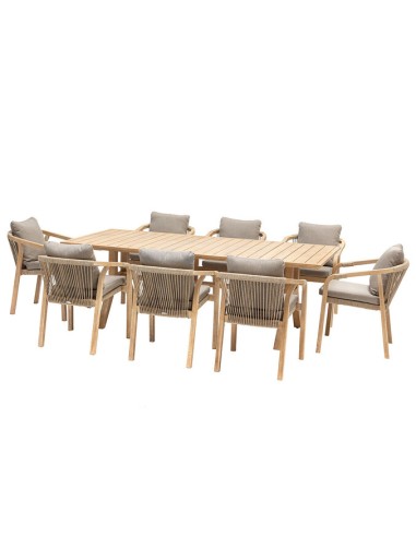 TAVOLI: vendita online TAVOLO PAPUASIA 220X100X75CM LEGNO 171145 in offerta