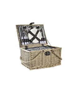 BORSE FRIGO: vendita online CESTA PICNIC PC190896 VIMINI 41X33X23CM CON POSATE 24PZ in offerta
