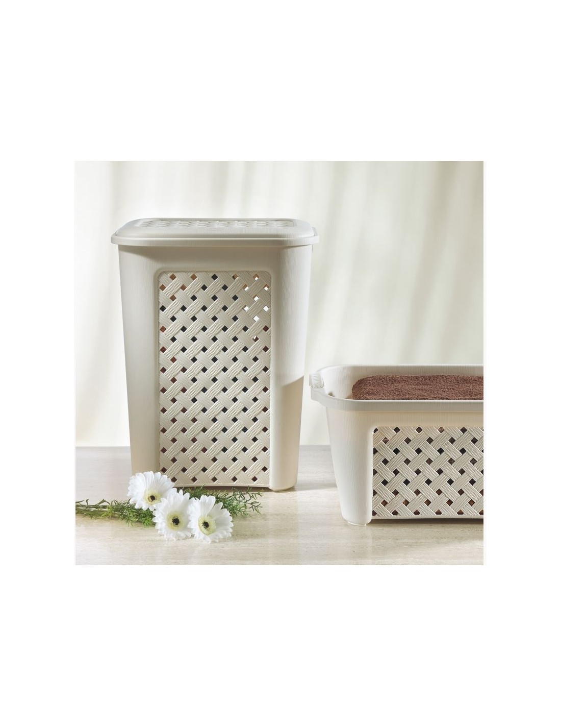 PORTABIANCHERIA: vendita online ARIANNA PORTABIANCHERIA 50 LT ASSORTITO TONTARELLI in offerta