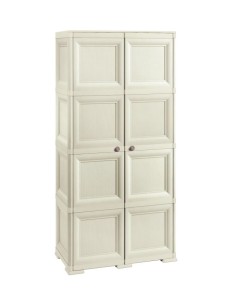 ARMADIETTI: vendita online Tontarelli Omnimodus, armadio 2 ante, 79x43x164 cm, con mensola e appendino portascope, colore ang...