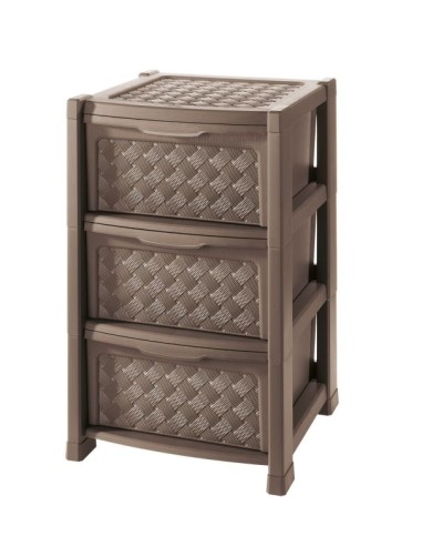 CASSETTIERE: vendita online Tontarelli, cassettiera Arianna, colori assortiti, plastica resistente, 61x38x38,5 cm, salvaspazi...