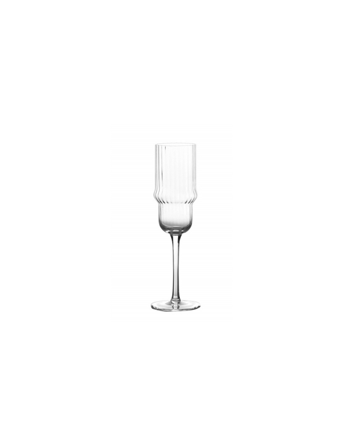 CALICI VINO E SPUMANTE: vendita online 51065 CONF 6 FLUTE VOLANT VETRO in offerta