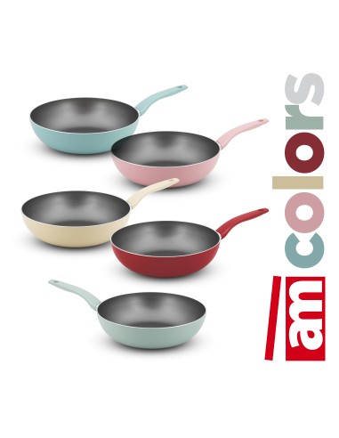 PENTOLE - COPERCHI ANTIADERENTE: vendita online AM COLORS SALTAPASTA 28CM COLORI ASSORTITI in offerta