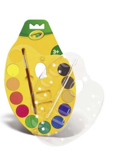 PRESCOLARI: vendita online TAVOLOZZA 53-8434 12 ACQUERELLI in offerta