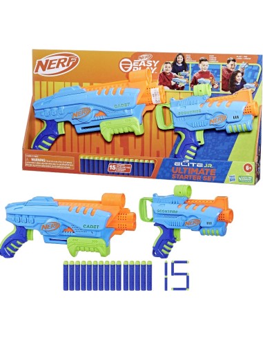 GIOCATTOLO PUBBLICIZZATO: vendita online NERF F6369 ELITE JR. STARTER SET in offerta