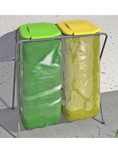 PATTUMIERE DIFFERENZIATA: vendita online SUPPORTO SACCO DOPPIO SENZA GRIGLIA in offerta