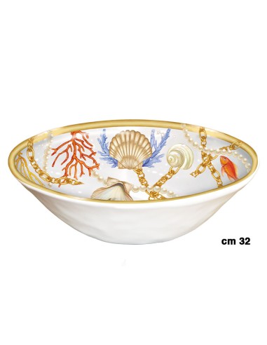 MELAMINA: vendita online INSALATIERA 1645-2702 32CM CONCHIGLIE in offerta