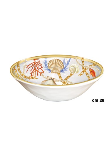 MELAMINA: vendita online INSALATIERA 1645-2704 28CM CONCHIGLIE in offerta