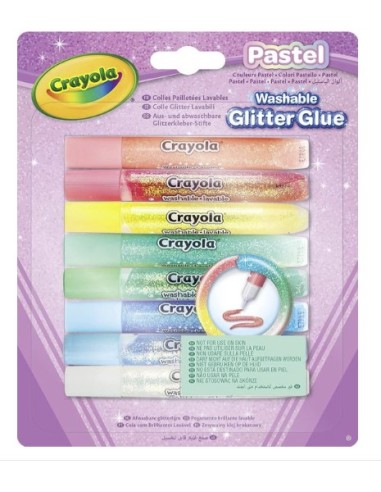 PRESCOLARI: vendita online CONF 8 COLLE GLITTER 69-3524 LAVABILI in offerta