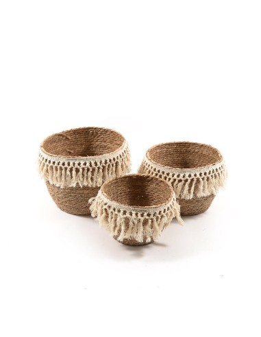 OGGETTISTICA: vendita online CESTA CORDA/MACRAME 26X21CM 12415 in offerta