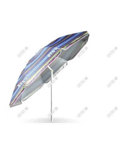 OMBRELLONI SPIAGGIA: vendita online OMBRELLONE BU973 RIMINI 180/8 NYLON/SILVER (base non inclusa) in offerta