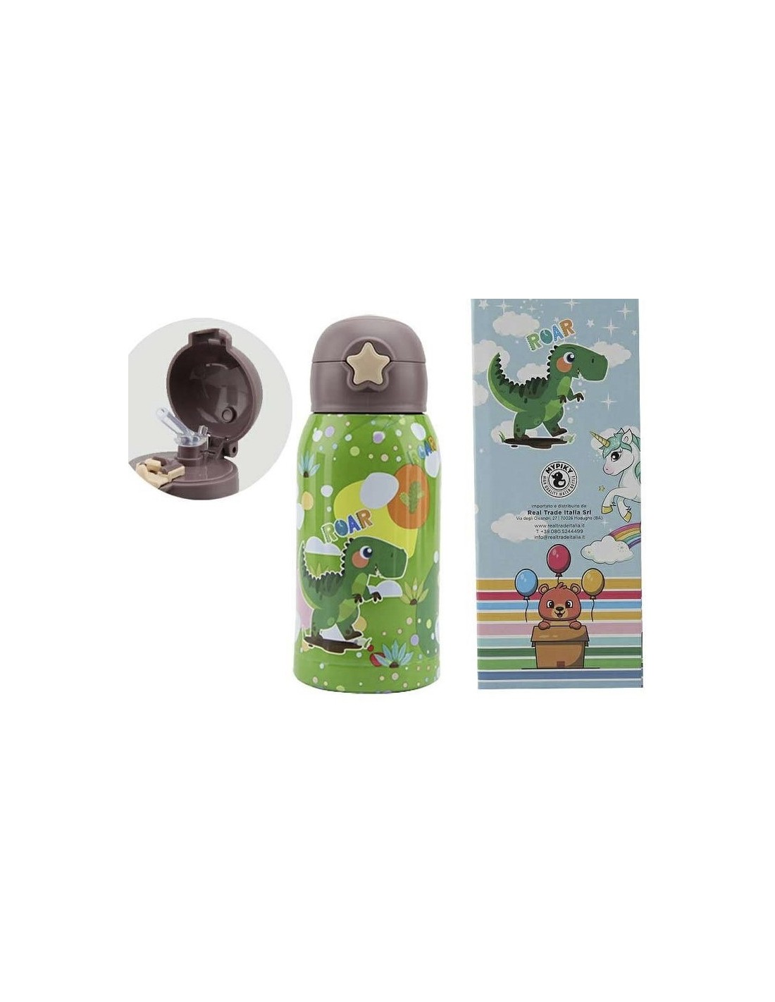 PRESCOLARI: vendita online BORRACCIA TERMICA MPBB05 500ML DINOSAURO in offerta