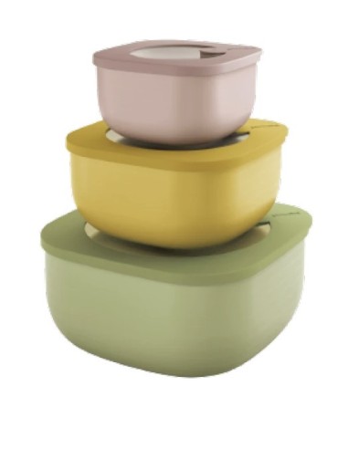 TAVOLA E CUCINA: vendita online SET 3 CONTENITORI BASSI ASS ECO STORE MORE in offerta