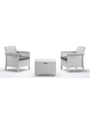 SALOTTINI: vendita online SET VENEZIA TERRACE BIANCO in offerta