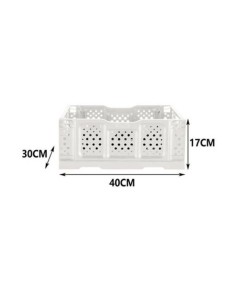 BOX E CONTENITORI SALVASPAZIO: vendita online CASSETTA 10227 OPLA' 40X30X17CM PANNA in offerta