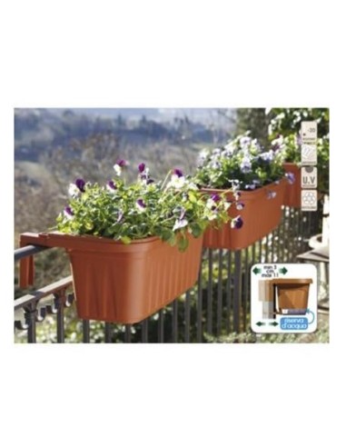 FIORIERE DA BALCONE: vendita online FIORIERA AUTOREGGENTE DA BALCONE RONDINE 50 CM BAMA in offerta