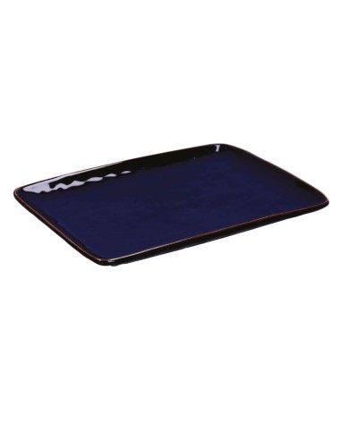 VASSOI DA PORTATA: vendita online R135503626 CONCERTO BLU COBALTO VASS RETT 36X26,5 in offerta