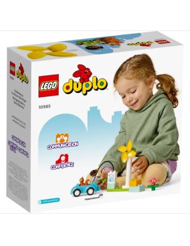 GIOCATTOLO PUBBLICIZZATO: vendita online lego duplo turbina eolica e auto elettrica 10985 in offerta