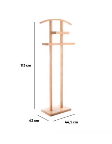 APPENDIABITI: vendita online APPENDIABITI A COLONNA IN BAMBOO in offerta