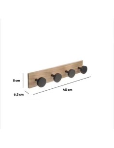APPENDIABITI: vendita online APPENDIABITI DA PARETE LEGNO 151556A in offerta 2
