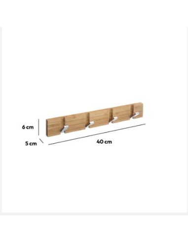 APPENDIABITI: vendita online APPENDIABITI DA PARETE IN BAMBOO in offerta