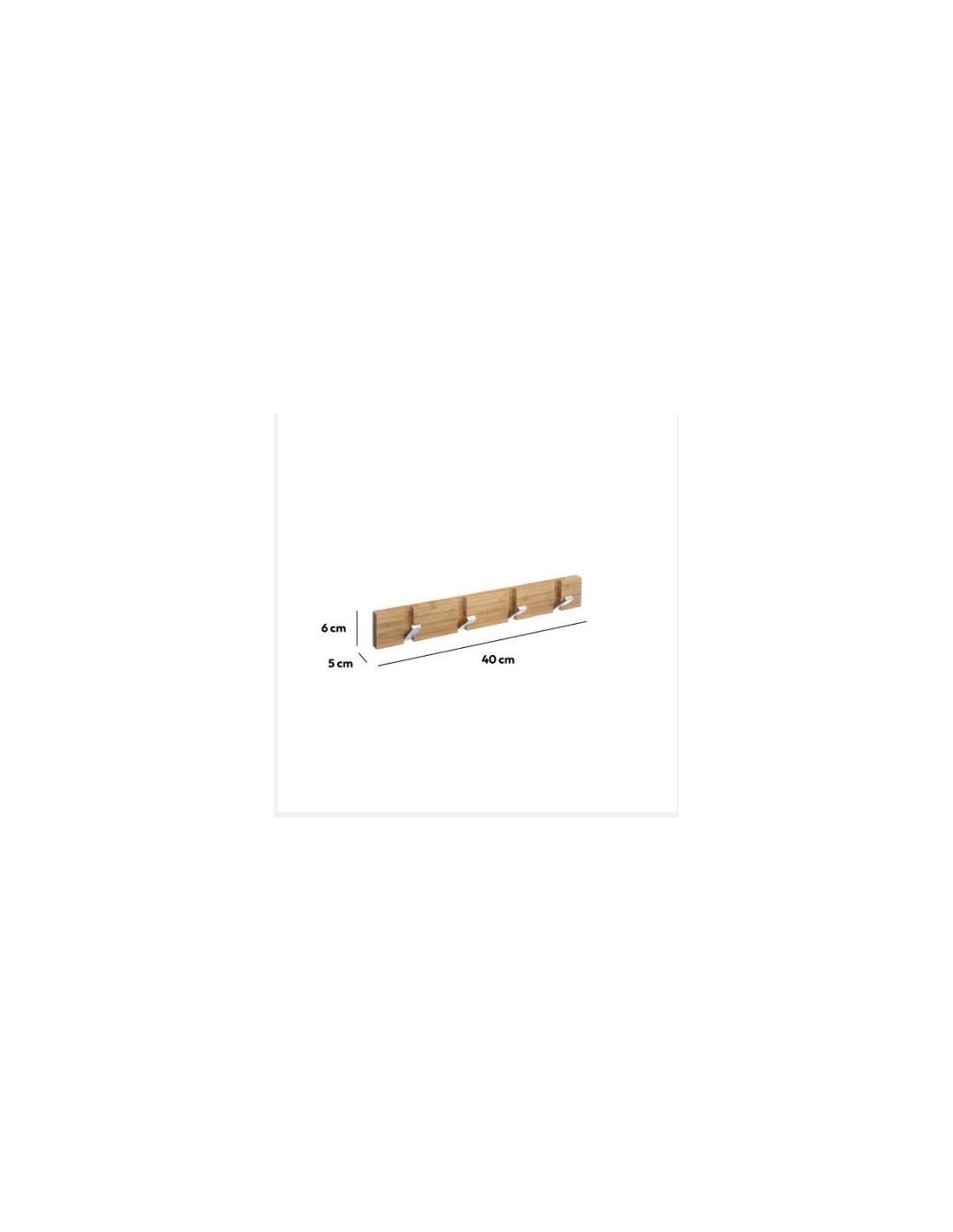 APPENDIABITI: vendita online APPENDIABITI DA PARETE IN BAMBOO in offerta