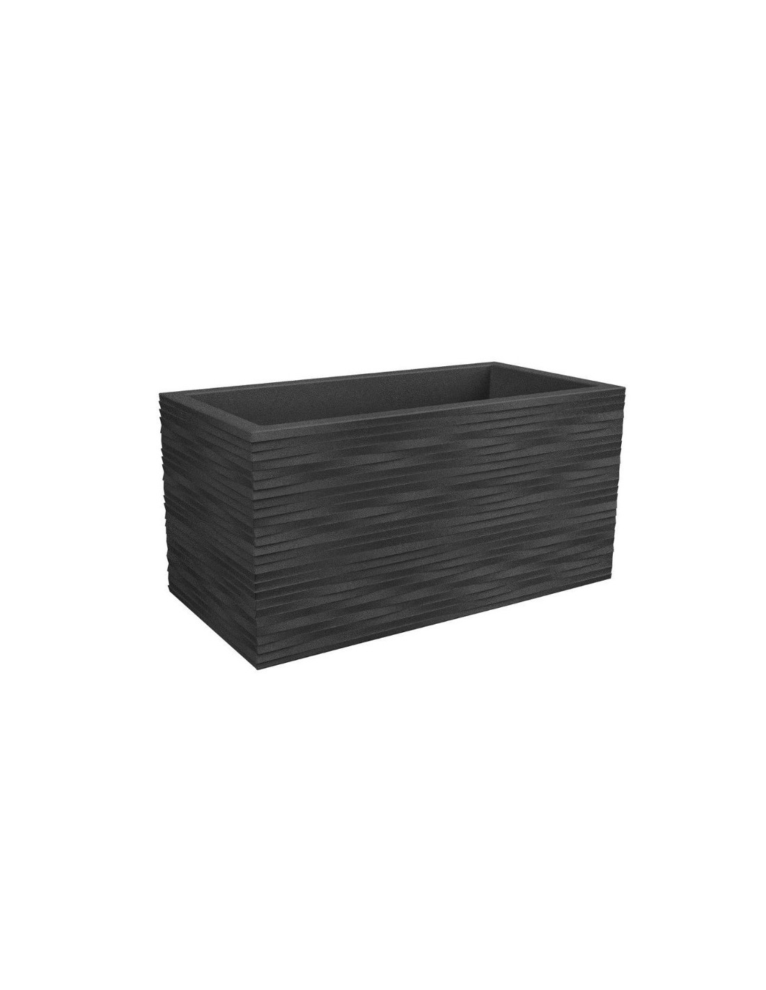 VASI E SOTTO VASI: vendita online CASSETTA ELEGANCE 80CM ANTRACITE in offerta