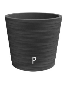 VASI E SOTTO VASI: vendita online HERMES VASO ELEGANCE 40CM ANTRACITE in offerta