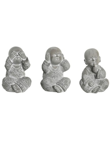 OGGETTISTICA: vendita online FIGURA BUDDHA FD206076 CEMENTO ASSORTITO 6,5X6,5X9,5CM in offerta