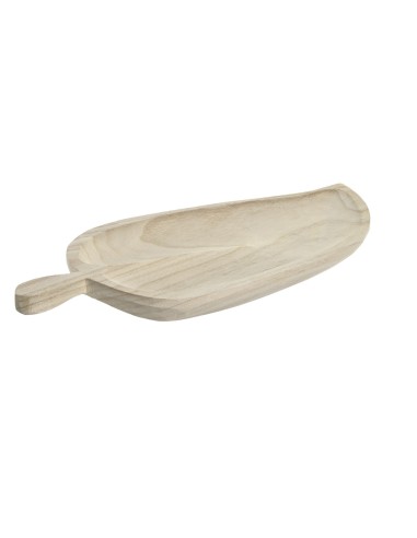 TAVOLA E CUCINA: vendita online CENTROTAVOLA BD206093 FOGLIA PAULOWNIA 49X23X3CM in offerta