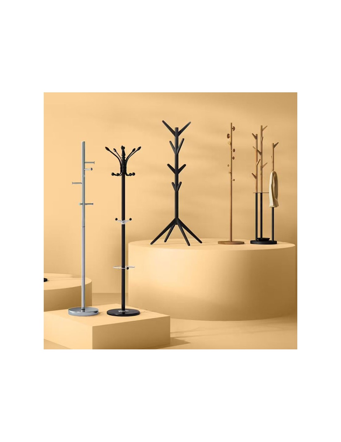 APPENDIABITI: vendita online APPENDIABITI PER CORRIDOIO IN BAMBOO 175 CM in offerta