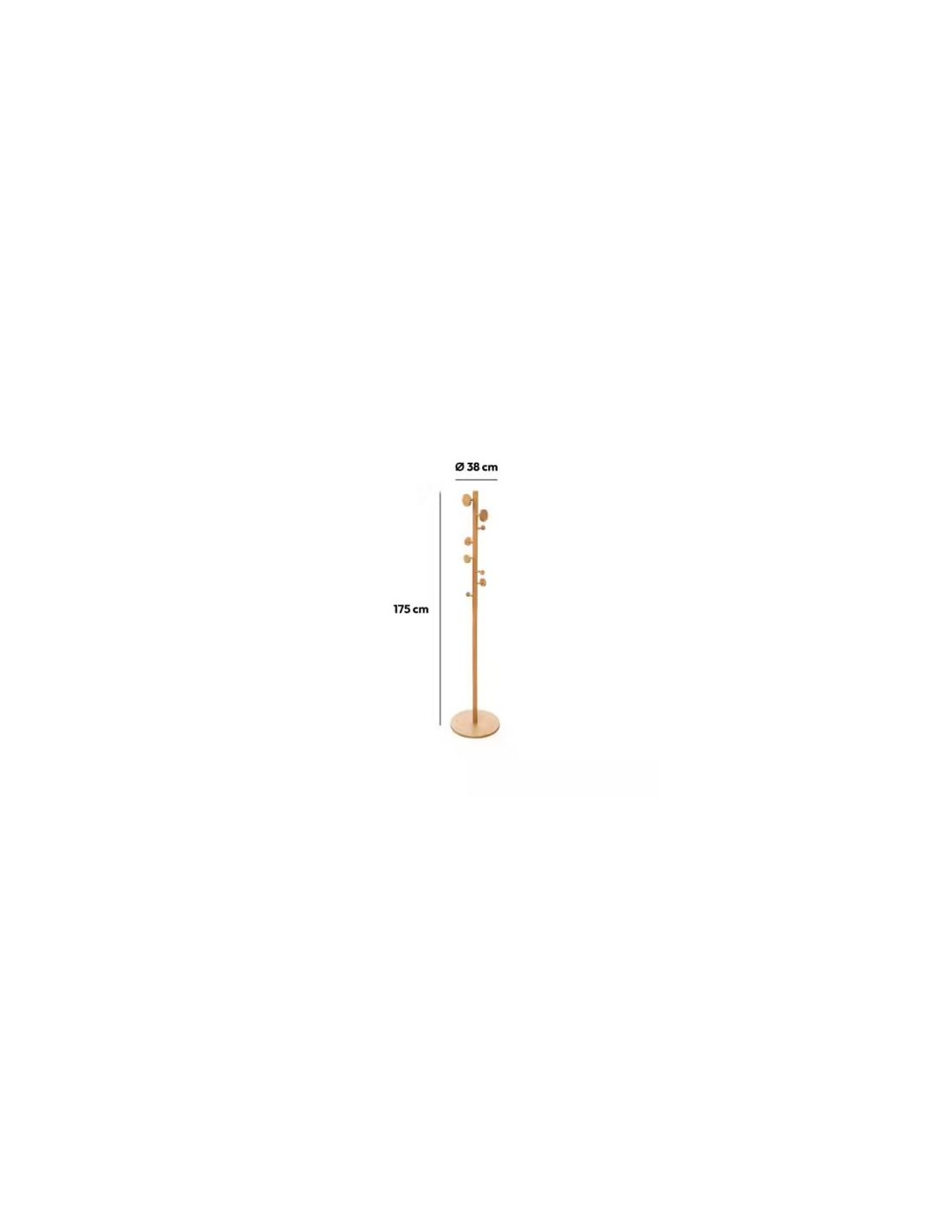 APPENDIABITI: vendita online APPENDIABITI PER CORRIDOIO IN BAMBOO 175 CM in offerta